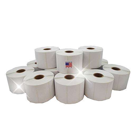 IDEALSEAL Compatible Replacement for 2.25 x1.25 Top Coated Direct Thermal Labels UPC 1135 Labels Per Roll (12) Resistant to Scratches and Smudges, for Zebras 2844, ZD410, ZP450, ZP500, ZP505 1