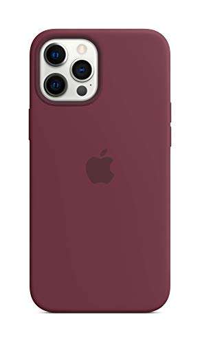 Apple Silicone Case with MagSafe (for iPhone 12 Pro Max) - Plum