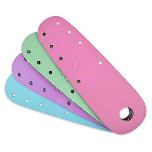 Bont Roller Skates - 100% Australian Leather Flat Toe Guard Protectors - Roller Skate Derby Speed - Pastel Pair - Cherry Blossom Pink 1
