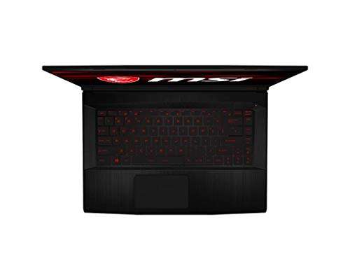 MSI GF63 Thin 10SCXR Gaming Laptop 2023 15.6” FHD 1920 x 1080 Display IPS 60 hertz Intel Core i5-10500H NVIDIA GeForce GTX 1650 4GB GDDR6 16GB DDR4 512GB SSD Backlit Keyboard Windows 11 Home 2