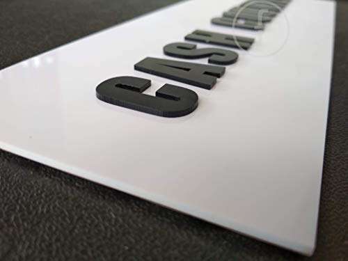 fingerz Cash Counter Sign Board Acrylic 3D Letters for Bank Office Hospital Theaters Restaurants Shopping Mall Park Acrylic Signage L x H 30 cm x 10 cm 3