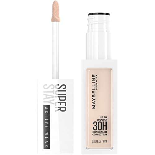 Maybelline Super Stay Liquid Concealer Makeup, Full Coverage Concealer, Up to 30 Hour Wear, Transfer Resistant, Natural Matte Finish, Oil-free, Available in 16 Shades, 10, 1 Count 1