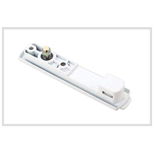 GAXQFEI Door and Window Concealed Door Handles, Alloy Polishing Black White Door and Window Hardware Accessories Door Handle,White 4