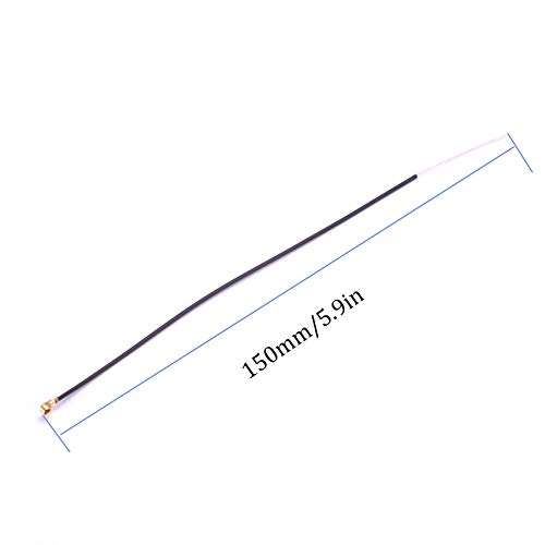 FPVKing New 2.4G Receiver Antenna IPEX 4 IPEX4 Port 150mm for FrSky X4R/X4R-SB/XM/XM+/RXSR/G-RX8 Receiver and Remote Controller(12pcs) 4