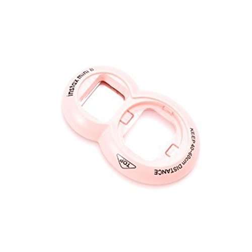 CLOVER 9 in 1 Accessory Bundle Set for Fujifilm Instax Mini 8 9 Camera : Owl Case Bag + Album + Close-up Lens + Color Filter + Sticker Borders + Wall Hang Frame + Film Frame + Corner Sticker (Pink) 5