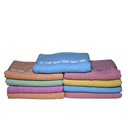 B S NATURAL Hand Towels SET of 9 for KITCHEN