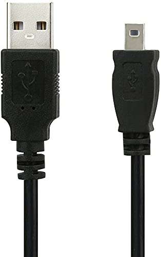 Replacement Panasonic Lumix USB Data Transfer & Charging Cable – 5ft Long – Compatible with 8-Pin Models – Compact, TZ, FZ, G, GF, GX Series – K1HA08AD0001 / DMW-USBC1 Cable 6