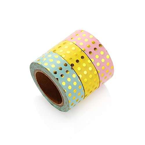 KTM Healthcare® 2 : 10M Adhesive Paper Sticker Book Decor DIY Scrapbooking Craft Glitter Washi Tape 4