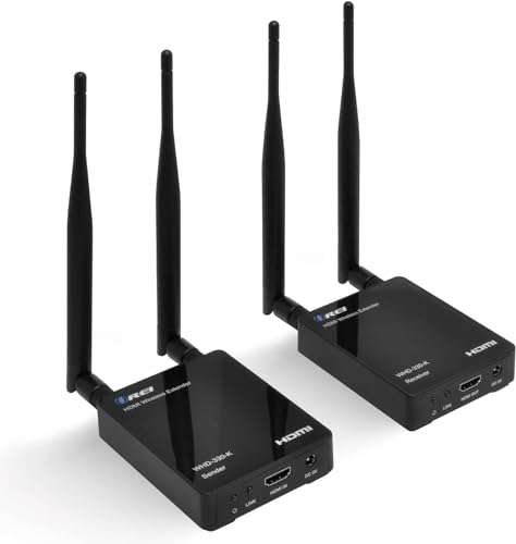 OREI Wireless HDMI Extender - Upto 330 Feet - Long Distant with IR Support - Perfect for Streaming from Laptop, PC, Cable, YouTube, PS4 to HDTV/Projector 1