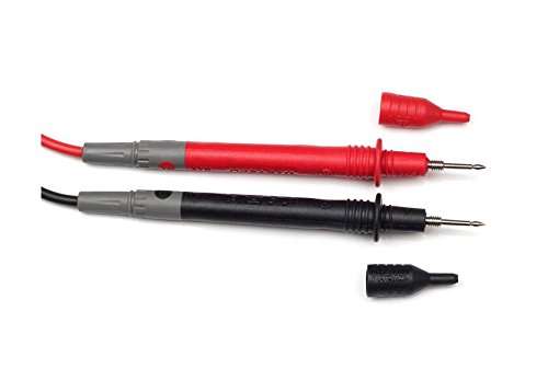 MASTECH TC4001 Testing Probes w/ Alligator Clips - Red + Black 2