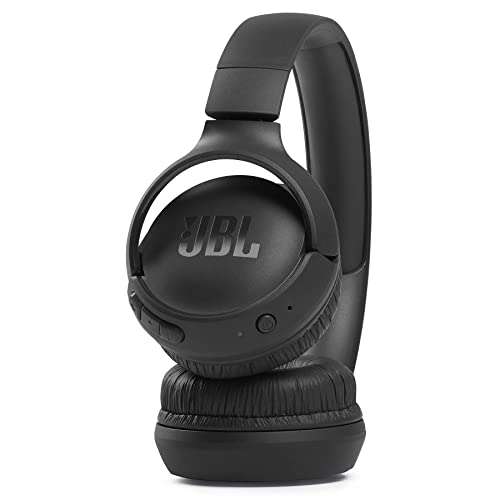 JBL Tune 570BT On-Ear Wireless Bluetooth Headphones with Pure Bass Stereo Sound, Includes Cleaning Cloth - Black(JBLT570BTBLKAM-CC) 3