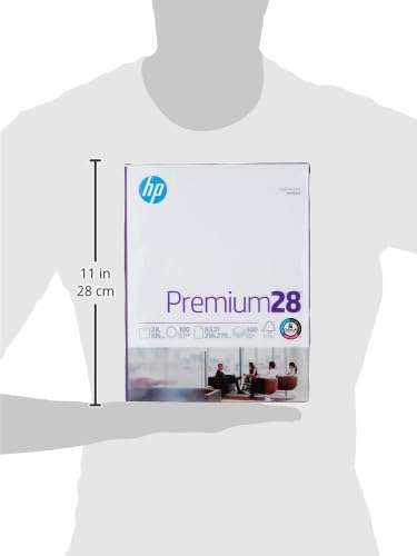 HP Printer Paper | 8.5 x 11 Paper | Premium 28 lb | 1 Ream - 500 Sheets | 100 Bright | Made in USA - FSC Certified | 205200R 3