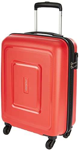 Aristocrat Sera Polypropylene 55 cms Red Hardsided Cabin Luggage (SERA55TFIR)