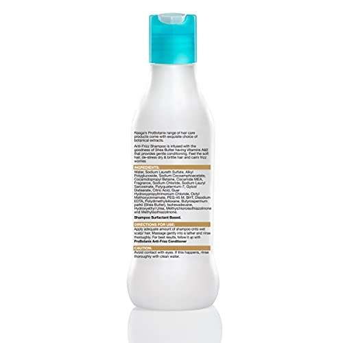 Raaga Professional Pro Botanix Anti-Frizz Shampoo with Shea Butter (200 ml) Smoothes and Controls Unruly Frizzy Hair, Deep Moisturization | Suitable For Men & Women 2