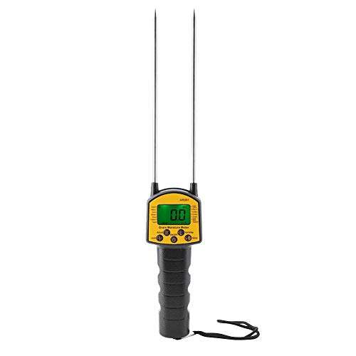 Humidity Meter Grain Moisture Meter Use Tester Probe Digital LCD Tool Multifunctional Fibre for Peanut Soybean for Corn Wheat 1