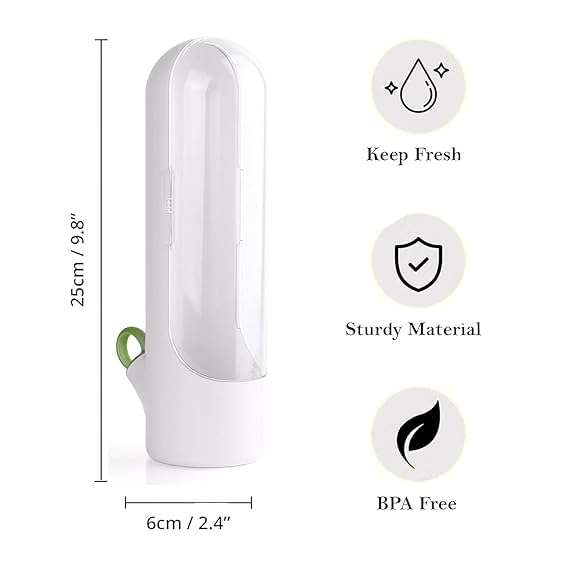 SWASTIKAM CREATION Herb Saver Pod for Fridge | Herb Storage Containers to Keep Greens Fresh Longer | Ideal for Coriander, Mint, Parsley, Cilantro & More (PACK OF 1) 3