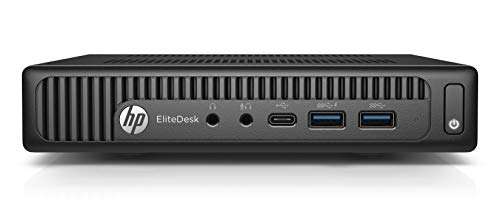HP EliteDesk 800 G2 Mini Business Desktop PC Intel Quad-Core i7-6700T up to 3.1G,16G DDR4,256GB SSD,VGA,DP Port,Windows 10 Professional 64 Bit-Multi-Language-English/Spanish (Renewed) 1