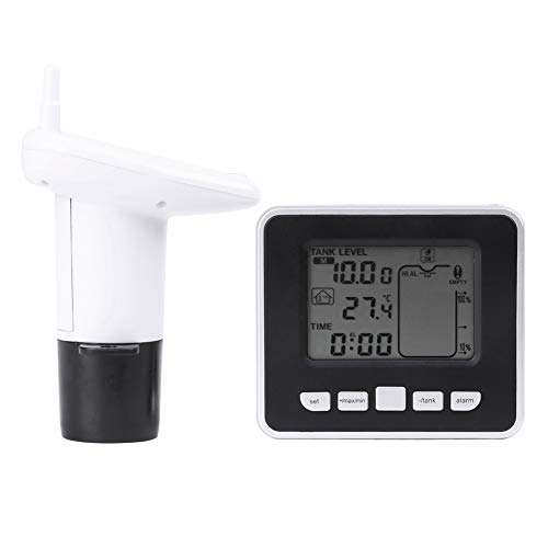 ROSEBEAR 433MHZ Ultrasonic Water Tank Liquid Depth Level Meter Sensor with Temperature Display for -40~60Γ?? 1