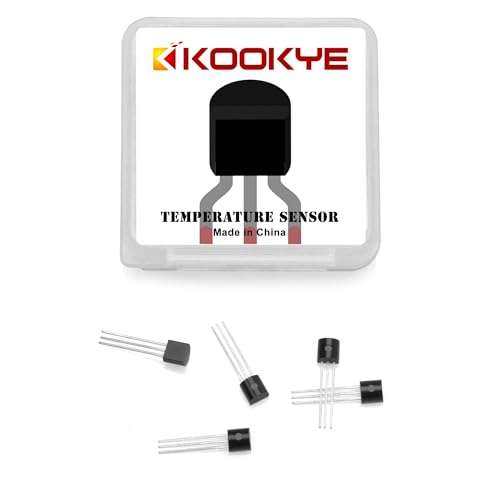 KOOKYE 5X TMP36 Temperature Sensors Low Voltage Low self-Heating Precision Linear Analog Output for Arduino Raspberry Pi 1