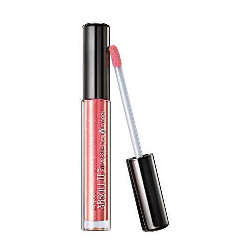 Lakme Absolute Plump and Shine Lip Gloss, Rose Shine, Glossy Liquid Lipstick with Shimmer for Smooth & Shiny Lips - Lightweight, Moisturising, 3 g