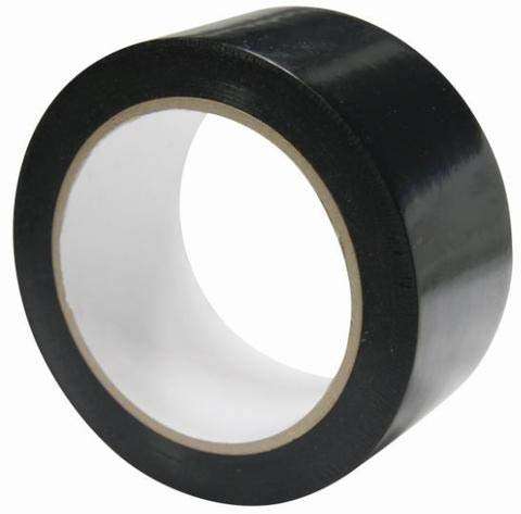 HEAVIX BOPP Packaging & Crafting BlackTape For Office, Industries, DIY & House Decoration | Size: 48mm (2inch) x 50 Meter | Pack of 6 1