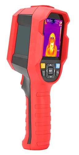 Handheld Non-Contact Body Temperature Thermal Imaging Camera Fever Detection Screening 30℃ - 45℃ (86 F - 113 F) with Resolution 200x150 and 2.8" LCD Screen and High Temperature Alarm (220K) 1