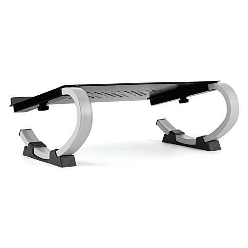 Allsop Redmond Adjustable Laptop Stand, Vented Curved Sturdy Metal Ergonomic Riser 4
