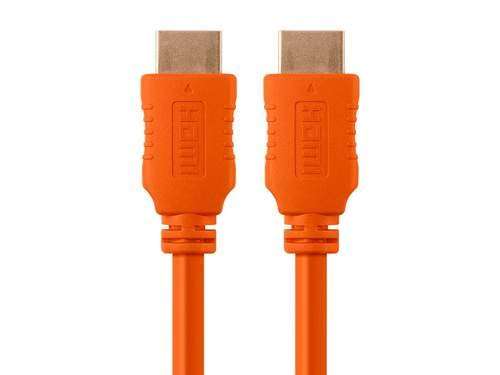 Monoprice HDMI High Speed Cable - 6 Feet - Red, 4K@60Hz, HDR, 18Gbps, YUV 4:4:4, 28AWG - Select Series 5