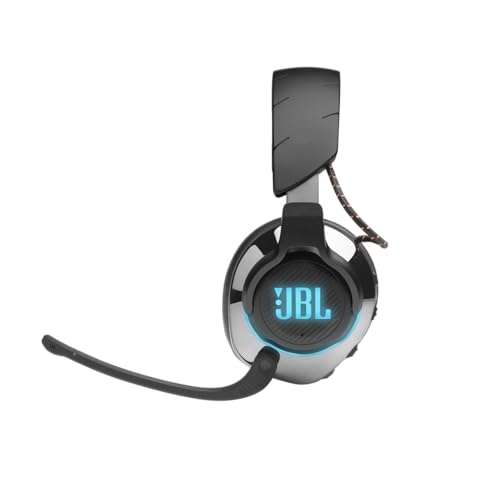 JBL Quantum 810 Wireless Over Ear Gaming Headset with Mic, ANC, 50mm Neodymium Drivers, 43H Playtime, Low Latency, Dual Surround Sound, Boom Mic, 2.4GHz Wireless Dongle, Discord-certified Dial (Black) 5