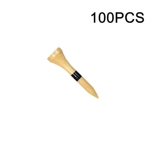 LIKOSO Wooden Golf Tees 1 1/2 inch Pack of 100 38mm Natural Color 5