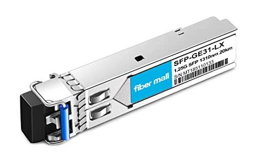 1G SFP LX for Cisco SFP-GE-L GLC-LH-SMD GLC-LH-SM Ubiquiti UF-SM-1G Netgear AGM732F Mikrotik S-31DLC20D D-Link DEM-310GT 1000BASE-LX/LH 1310nm 20km DOM Transceiver Module
