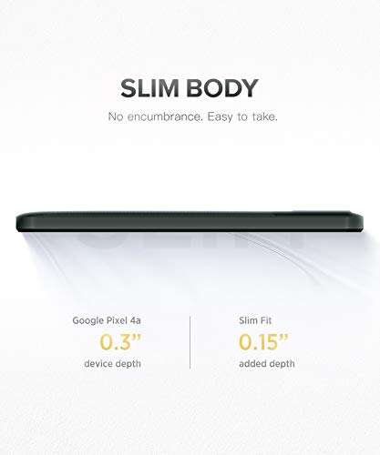 MOBOSI Net Series for Google Pixel 4a Case 5.8 inch (2020), Slim Shockproof Drop Protection Hybrid Matte Soft Protective Cover for Pixel 4a (Midnight Green) 4