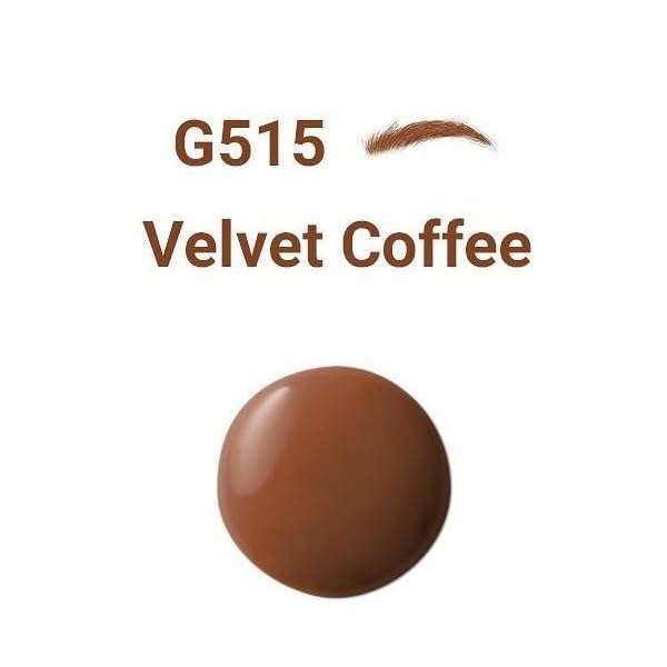 Goochie Superior Semi Organic Liquid Water Based Micro Pigment EU Standard Machine Permanent Makeup Pigment 10ml Eyebrow Pigment Velvet Coffee - G515 6