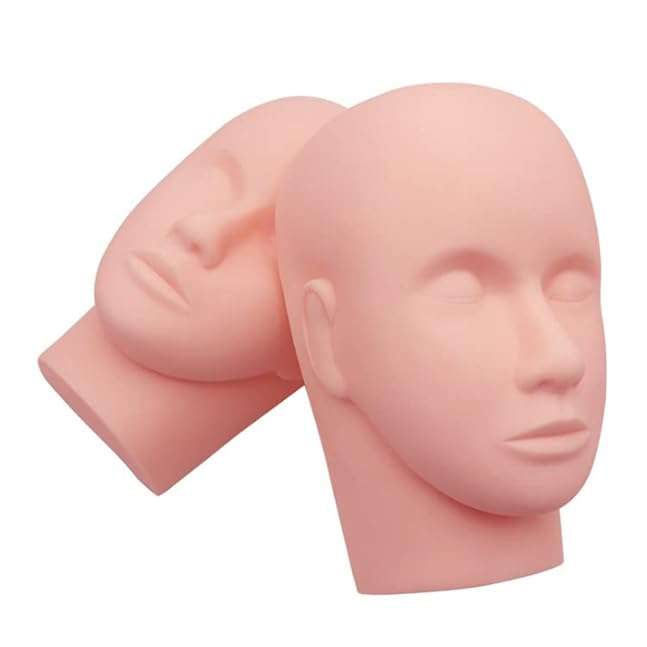 SOHAM SHREE Mannequin Head for Makeup Practice Mannequin Head for Eyelash Mannequin Training Head Closed Practice Model Massage Head Dummy (Mannequin Head)