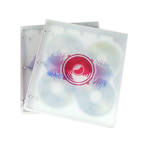 UniKeep High-Capacity Music CD Disc Storage Case, Holds 80 Compact Discs (Red Speaker) 6