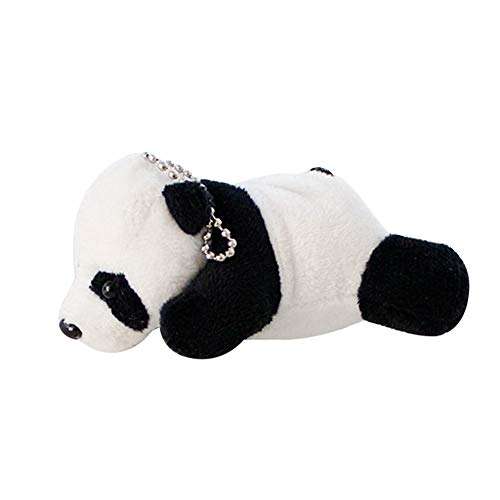 Oyov2L Keychain Pendant Cute Plush Toy Little Panda Hanging Keychain Key Holder Pendant Bag Ornament Plush Toys Christmas Decor Black White One Size 1