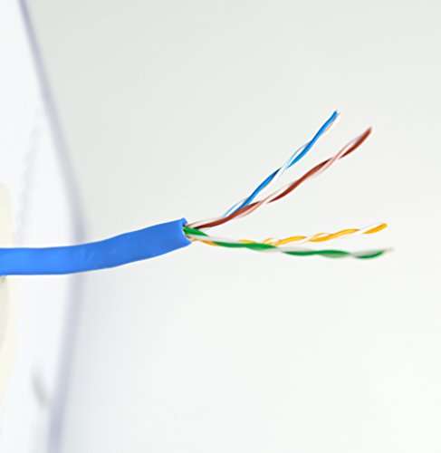 VIVO 500ft Bulk Cat6 Wire, Full Copper Ethernet Cable, 23 AWG, UTP Pull Box, LAN Network, Blue, CABLE-V017 2