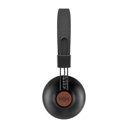 House of Marley Positive Vibration 2: Over-Ear Headphones with Microphone, Wireless Bluetooth Connectivity, and 10 Hours of Playtime (Black) 3