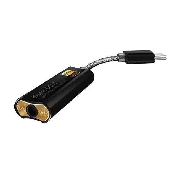 iBasso DC03 Portable USB DAC/Headphone Amp, USB-C to 3.5mm Audio Adapter, Silver 4