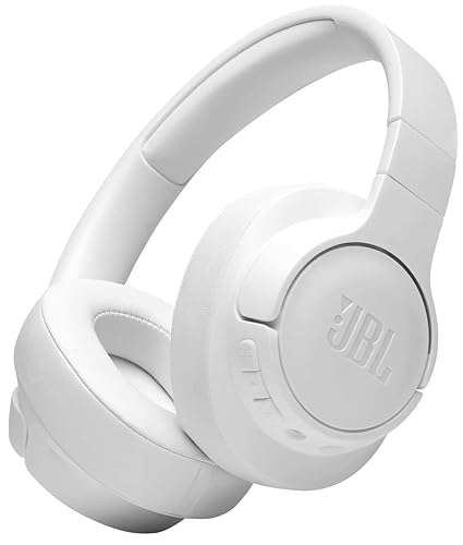 JBL Tune 710BT - Wireless Bluetooth Headphones Bundle with Deluxe CCI Carrying Case (White) 2