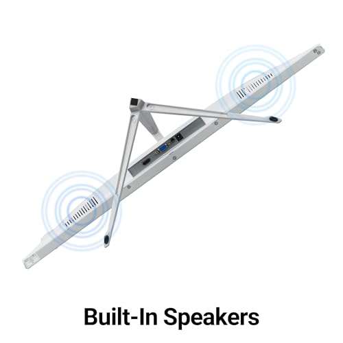 ZEBRONICS A27FHD LED Monitor, 27 inch (68.58cm), 250 nits, 75hz, Slim Design, FHD, 1080p, Wall Mountable, VGA, HDMI, Ultra Slim Bezel, Metal Stand, Built-in Speakers, Widescreen Monitor 4