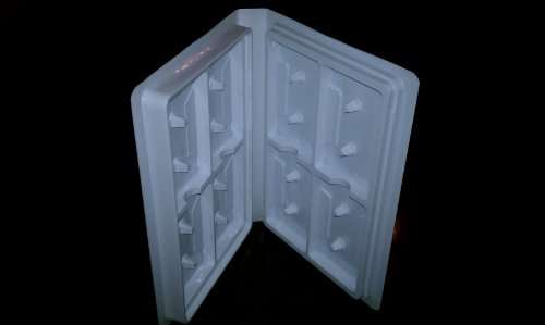 Audio Cassette Tape Storage Album - White - Up to 8 Cassettes - With Clear Plastic Sleeves for Labels 1