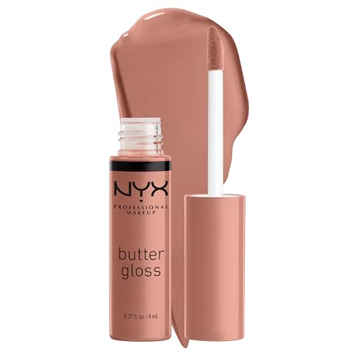 Nyx Professional Makeup Butter Lip Gloss, Sheer Finish - Madeleine, 8ml