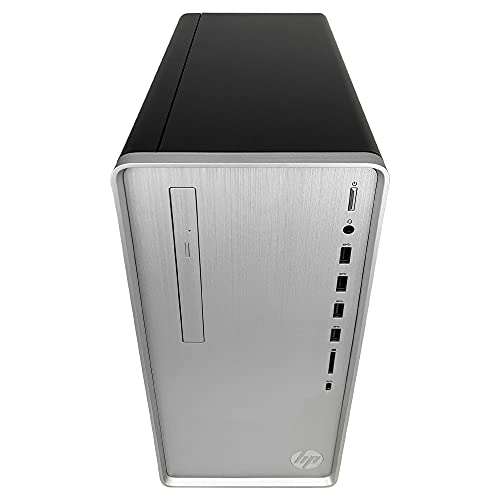 HP Pavilion TP01 Tower Desktop Computer - AMD Ryzen 5 5600G 6-Core up to 4.40 GHz Processor, 16GB DDR4 RAM, 512GB SSD + 12TB HDD, AMD Radeon Graphics, DVD-Writer, Windows 11 Home 4