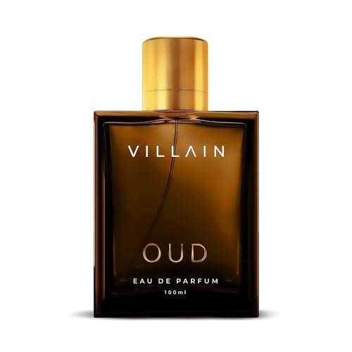 VILLAIN Oud Eau De Parfum for Men, 100ml| Super Long Lasting Premium Fragrance| Oudh Perfume| Oriental, Smoky, Spicy| Attar Like Scent for Luxury and Richness| Bold and Strong Aroma 2