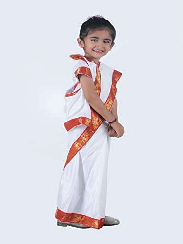 BookMyCostume Sarojini Naidu Leader Kids Fancy Dress Costume 7-8 years 2
