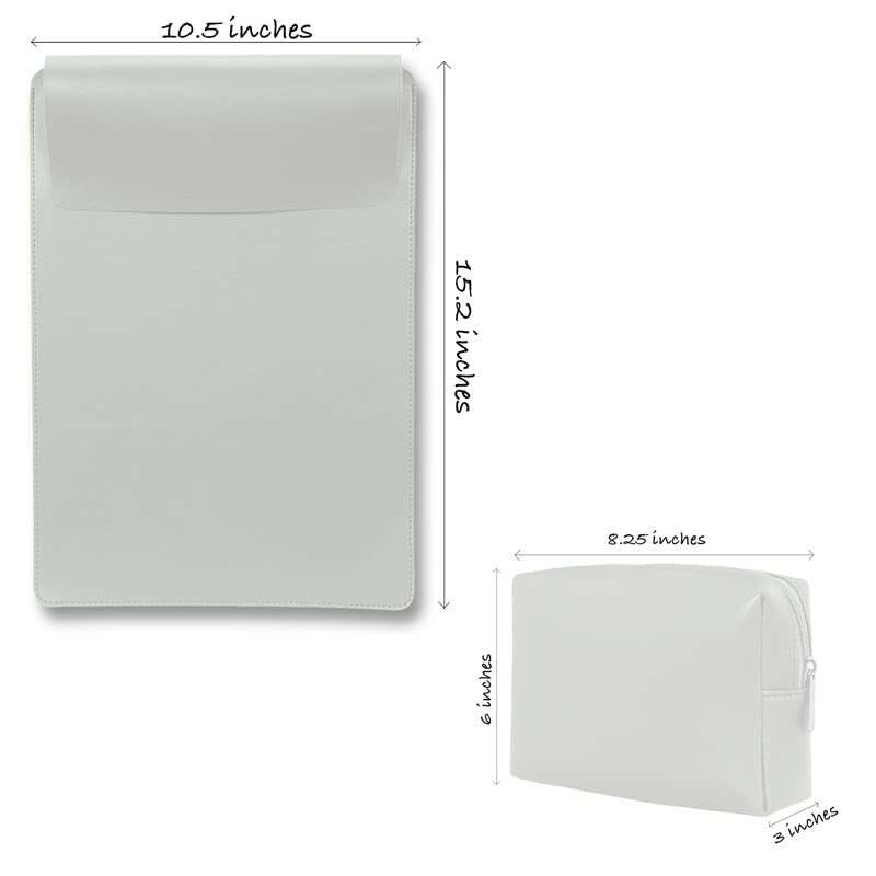 Enthopia 15-15.4 Inch Slim Laptop Sleeve for 15 Inch MacBooks/Other 15 Inch Slim Laptops Protective Cover with Organiser Pouch for Mouse,Charger,Hard Disk,Pen Drive,etc (Plain Cork) 6