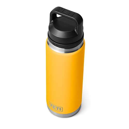 YETI Rambler 26 oz Bottle, Vacuum Insulated, Stainless Steel with Chug Cap, Alpine Yellow 3
