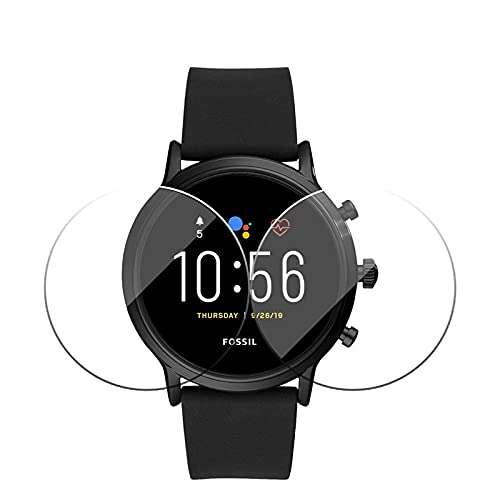 ZYX Screen Protector Compatible With Fossil Q Crewmaster Smartwatch (Pack of 2) 1