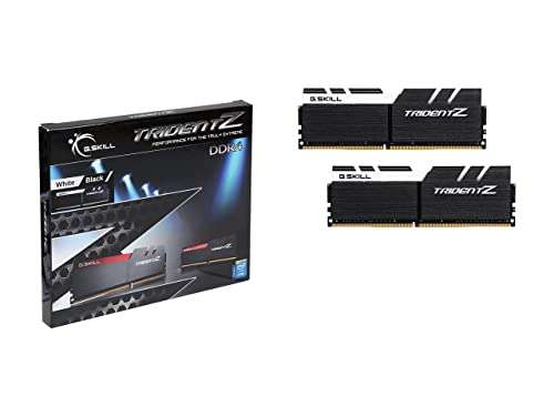 G.SKILL Trident Z Series 16GB (2 x 8GB) 288-Pin DDR4 3200 (PC4 25600) CL16-18-18-38 1.35V Desktop Memory F4-3200C16D-16GTZKW 3